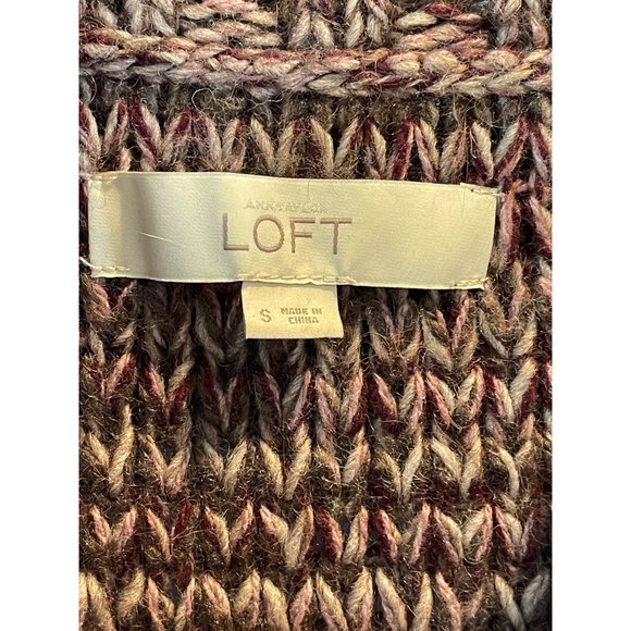 Ann Taylor Loft Turtleneck Sweater Wool / Alpaca / Rabbit Hair Blend Size S - Picture 3 of 5